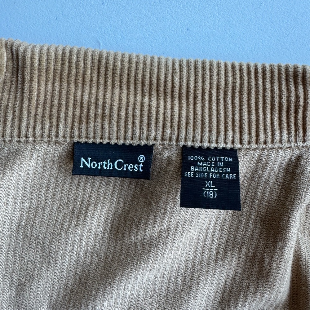 Northcrest Women’s Light Brown Corduroy Jacket - Picture 2 of 2